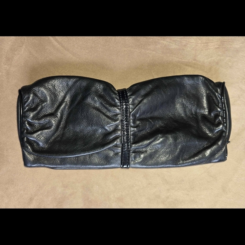 Fossil Black Leather Clutch